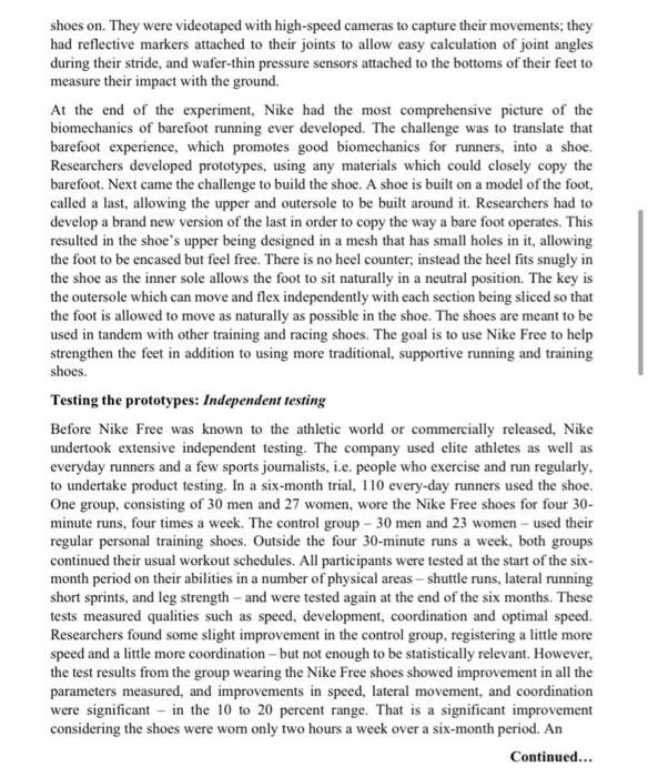 this is the case study QUESTION THREE (a) Based