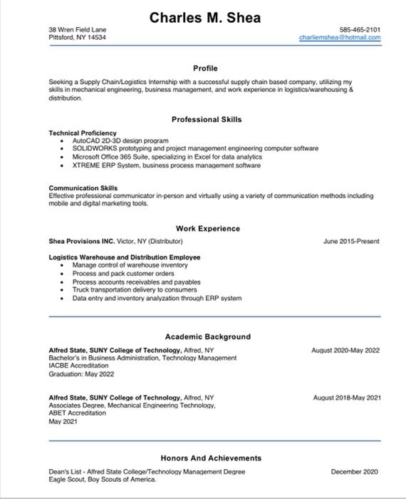 I am interviewing for a Logistics Engineering