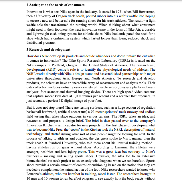 QUESTION ONE Suggest the new concept statement