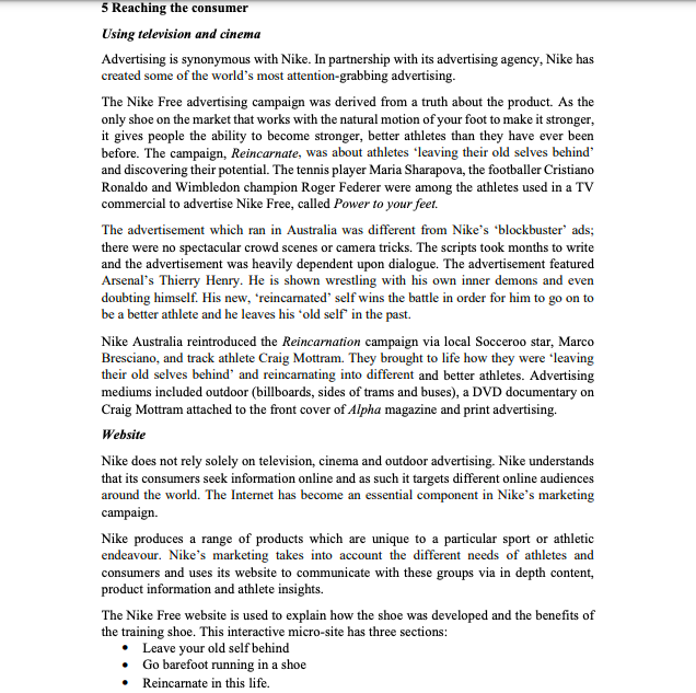 QUESTION ONE Suggest the new concept statement