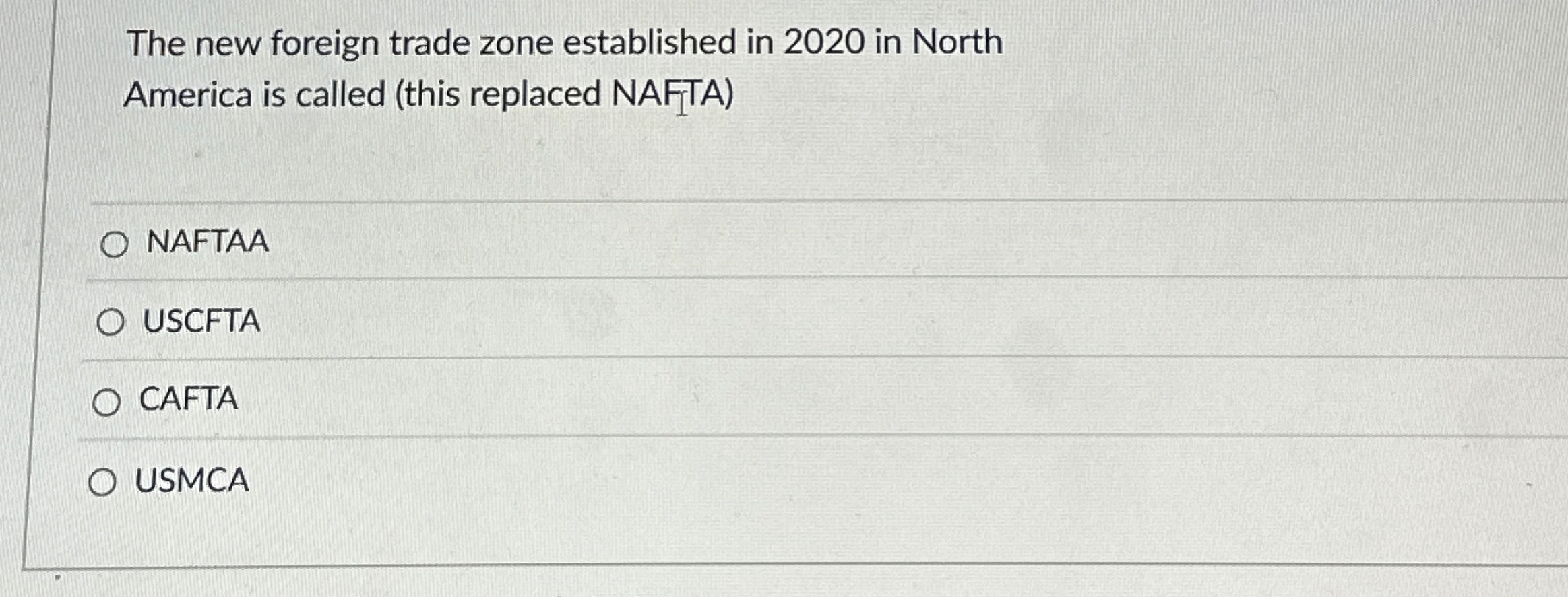 The new foreign trade zone established in 2 0 2 0
