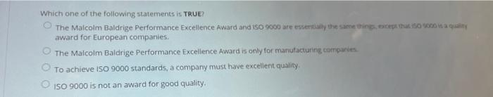 Which one of the following statements is TRUE?