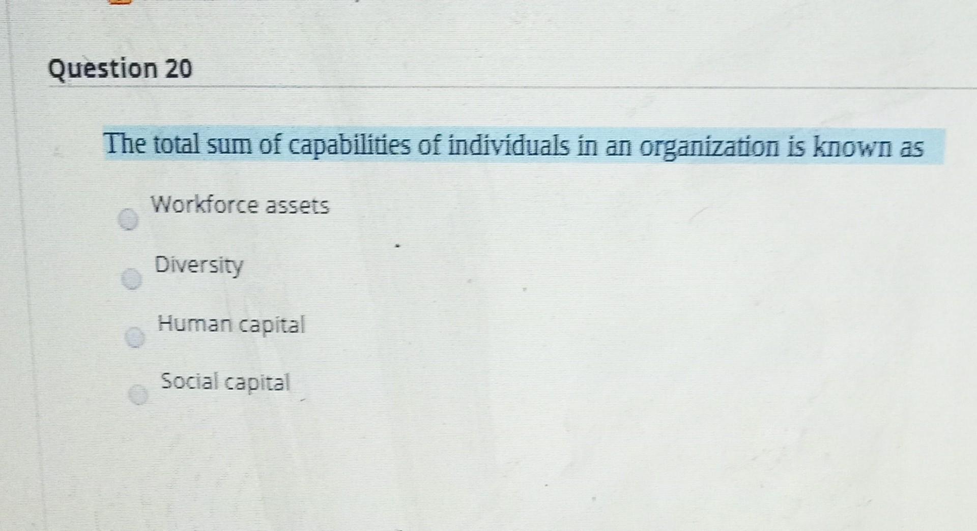 Question 8 Changes made by a business to lower