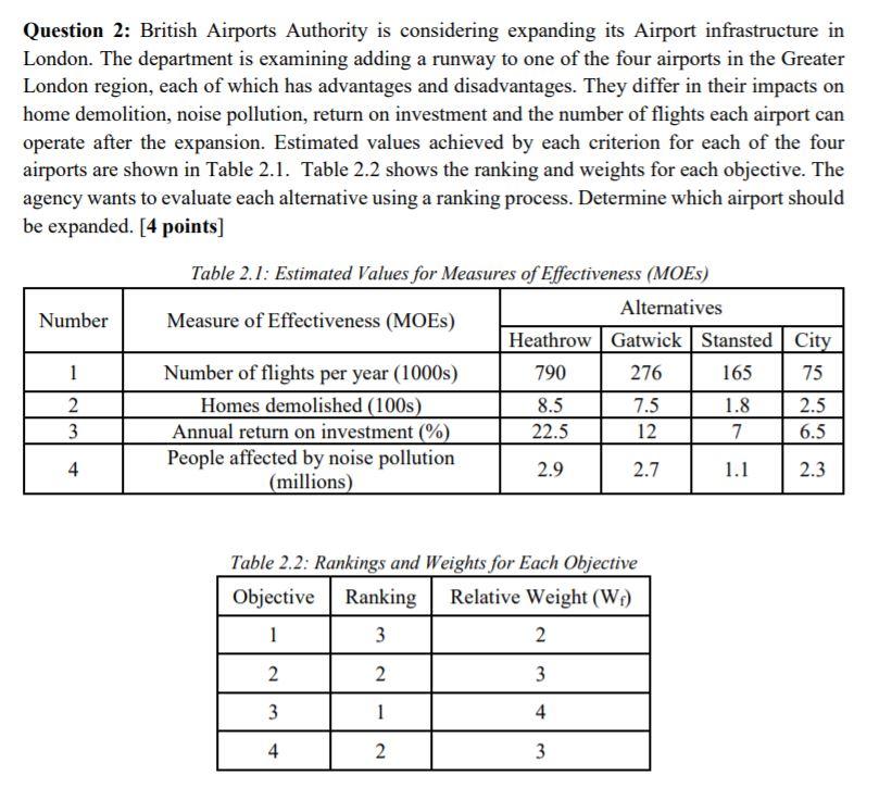 : British Airports Authority is considering