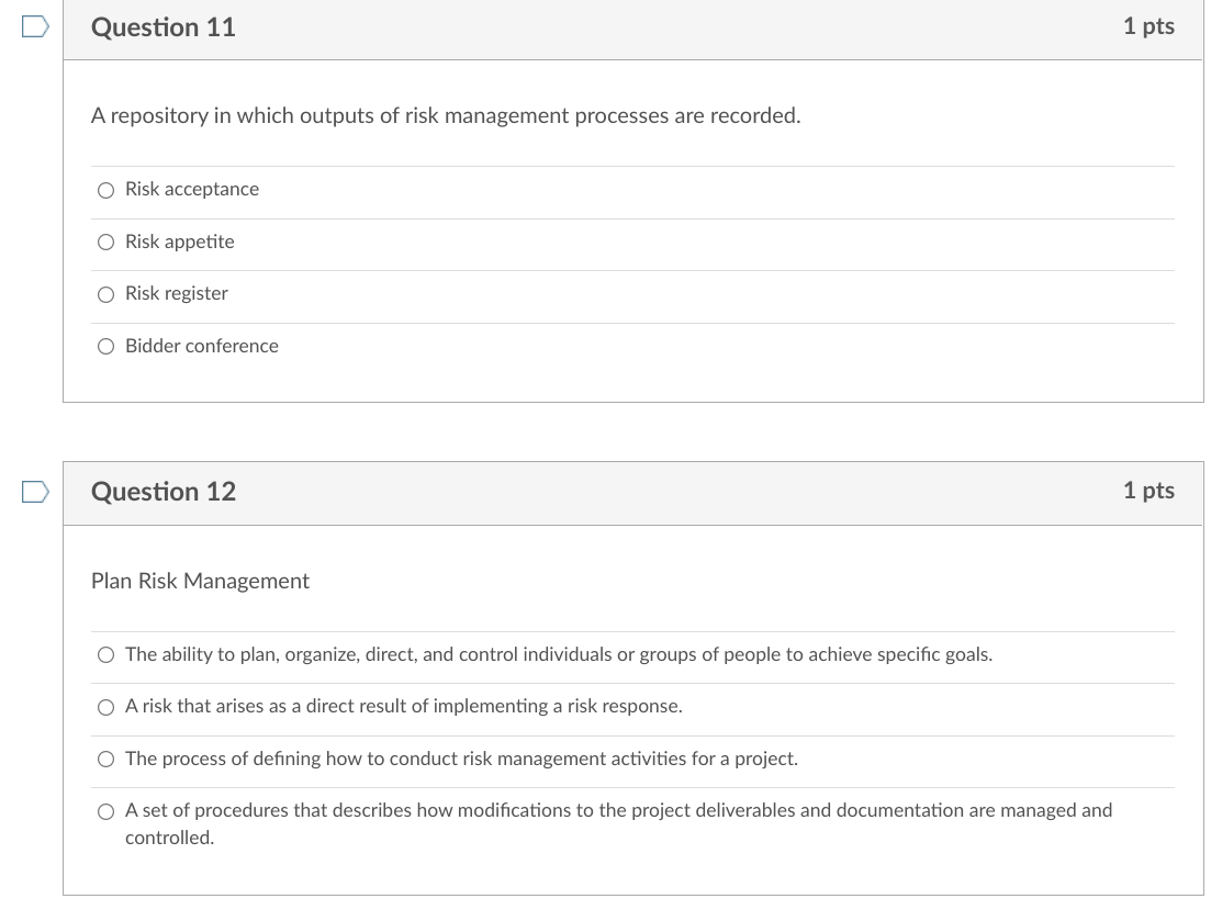 Question 7 1 pts Technique to evaluate the degree