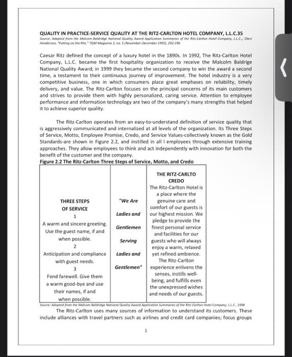 QUALITY IN PRACTICE-SERVICE QUALITY AT THE