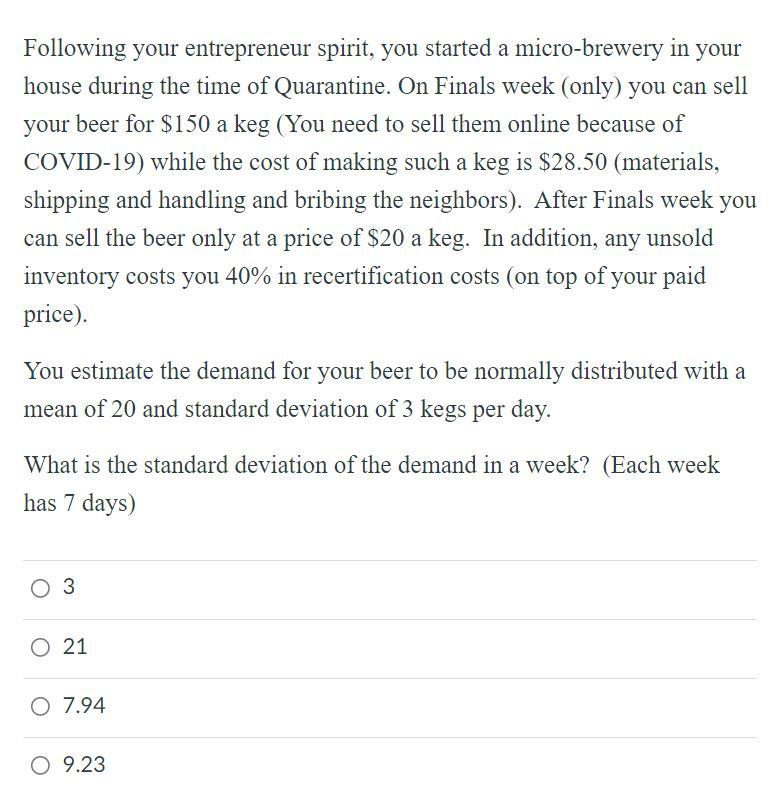 Following your entrepreneur spirit, you started a