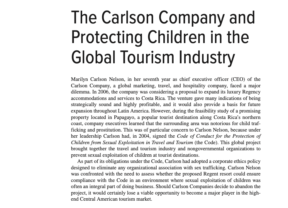 3. What stakeholders would be affected by a