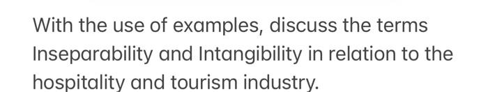 With the use of examples, discuss the terms