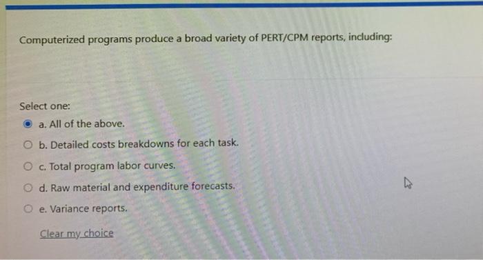 Computerized programs produce a broad variety of