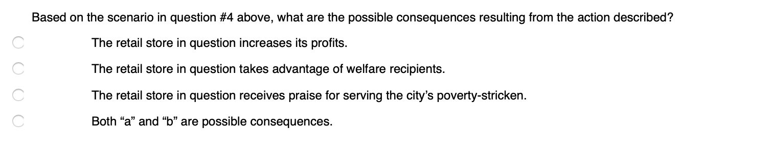 QUESTION 4 A retail grocery chain operates