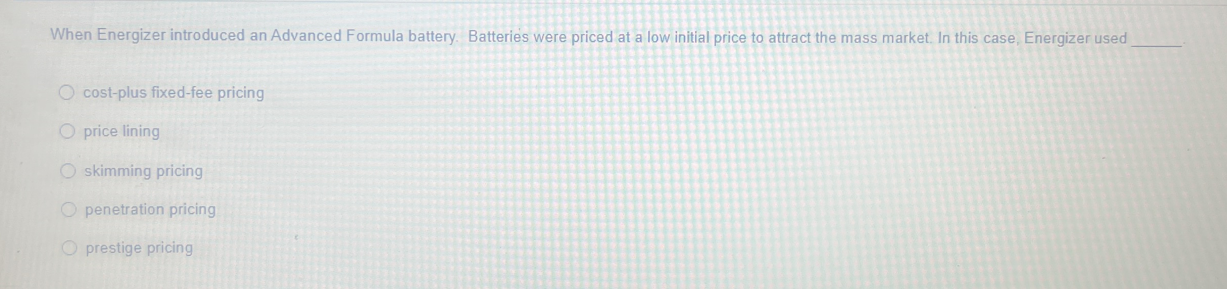 When Energizer introduced an Advanced Formula