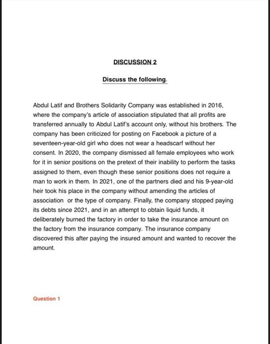 The answer to each question is on a full page