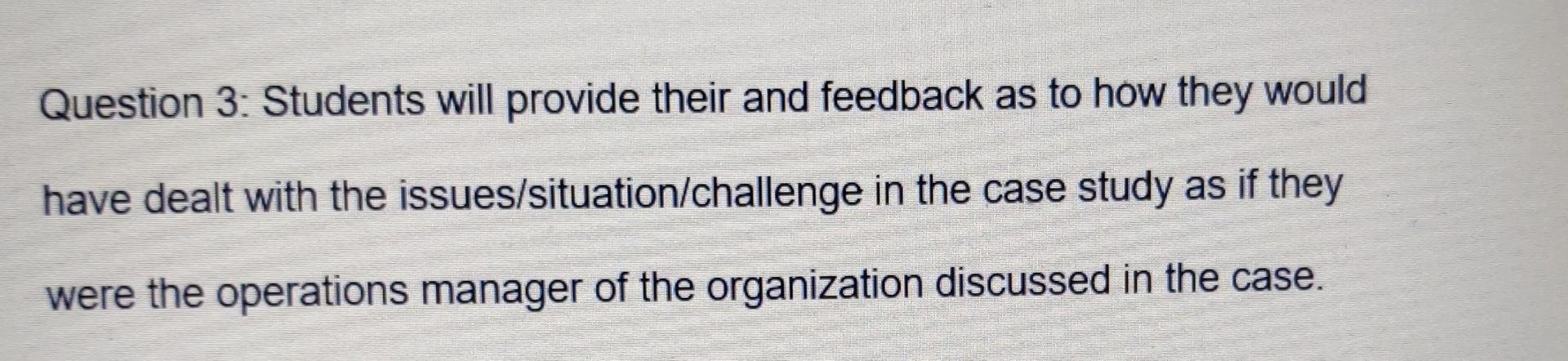 hickory medical clinic case study Question 3: