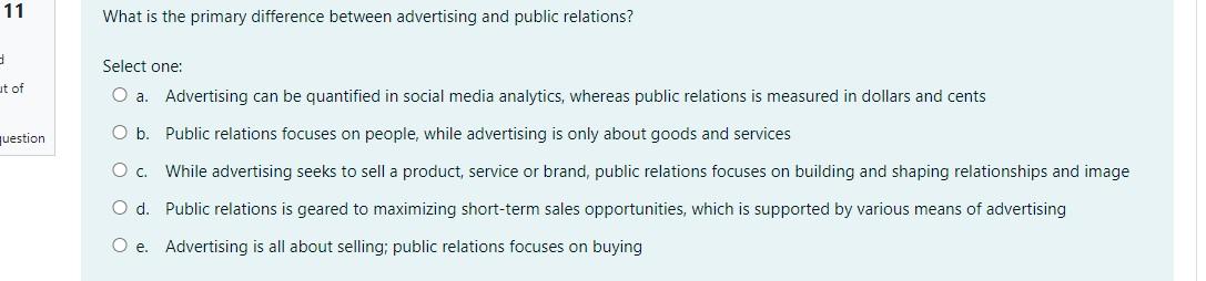 11 What is the primary difference between