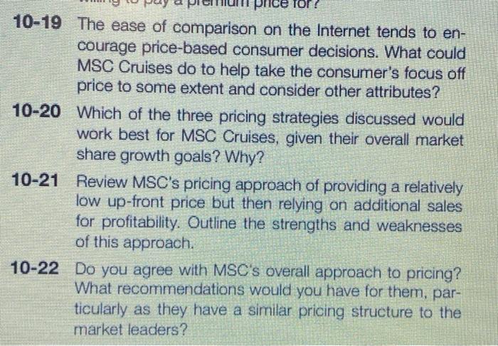 10-19 The ease of comparison on the Internet