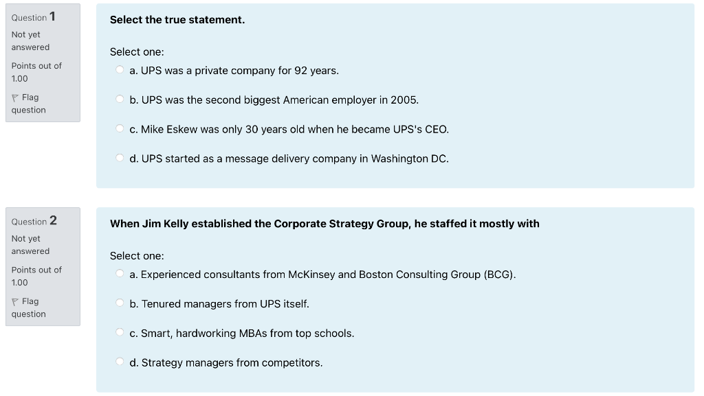 Strategic Management Case: Strategic Planning at