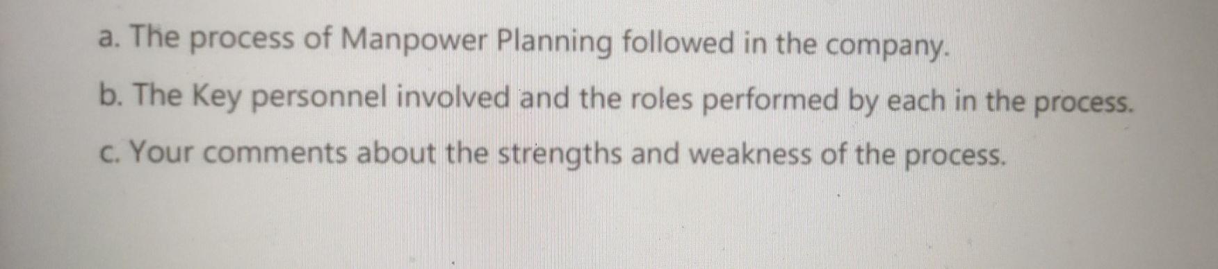 Please select a company then do( a b c) parts.