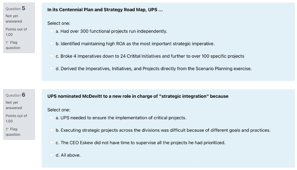 Strategic Management Case: Strategic Planning at