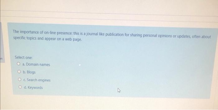 Reference: 24.3.5identity and briefly describe