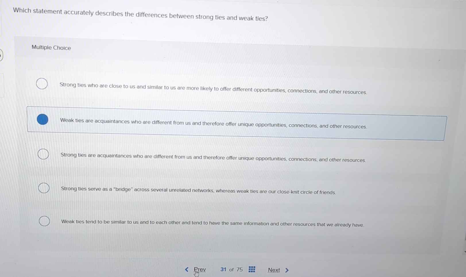 Which statement accurately describes the