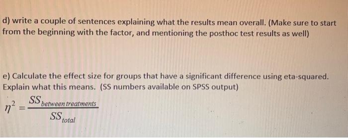 I need help to answer in simple terms A-E please