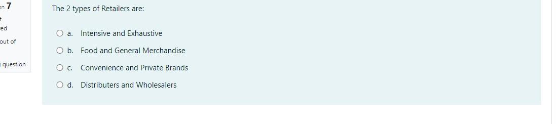 5 A Push Strategy in Advertising occurs when d O