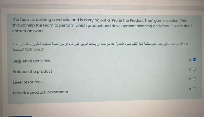 The team is building a website and is carrying