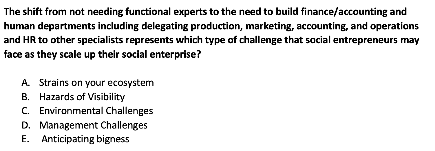 The shift from not needing functional experts to