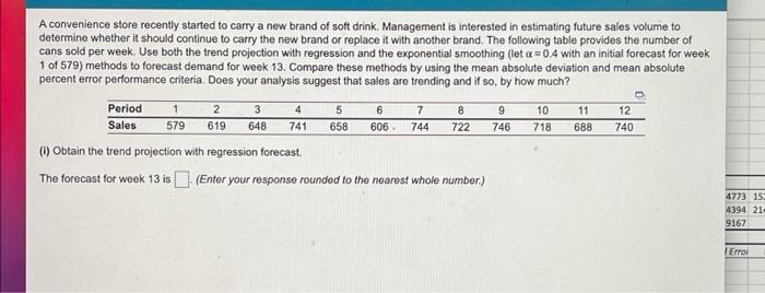 A convenience store recently started to carry a