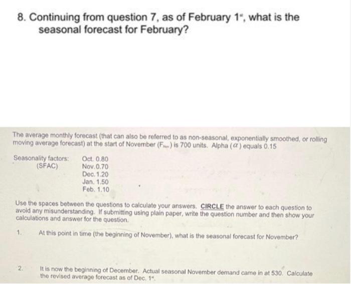 questions 4-8 only please other questions given