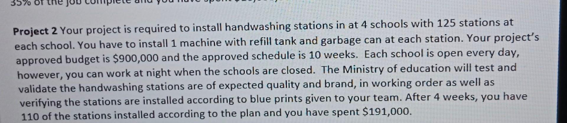 35% OT th Project 2 Your project is required to