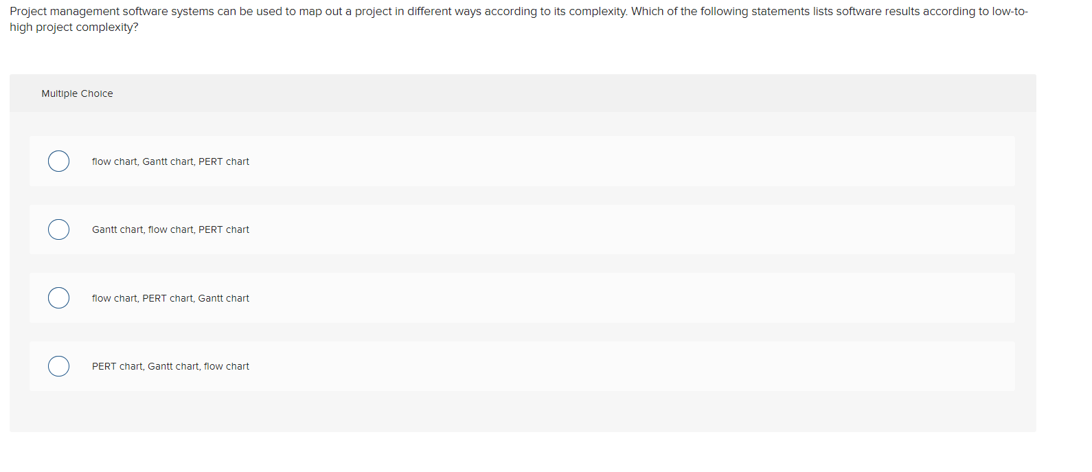 Project management software systems can be used