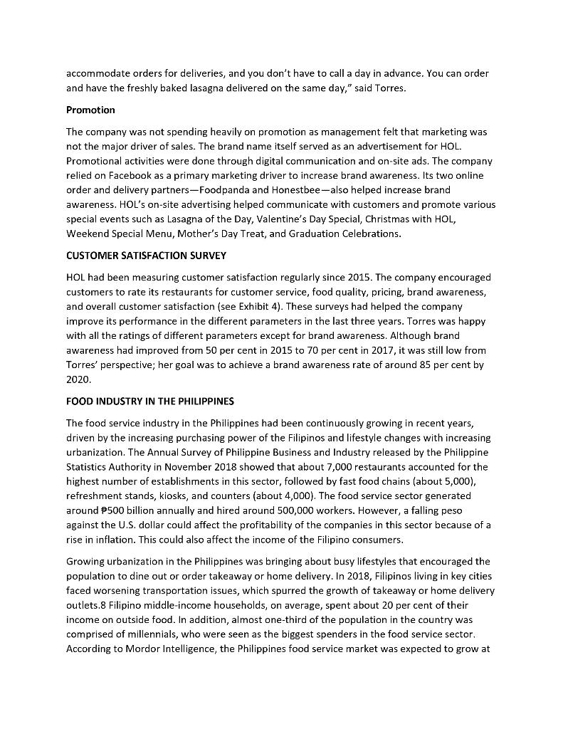 Read the Case Study and answer these questions in