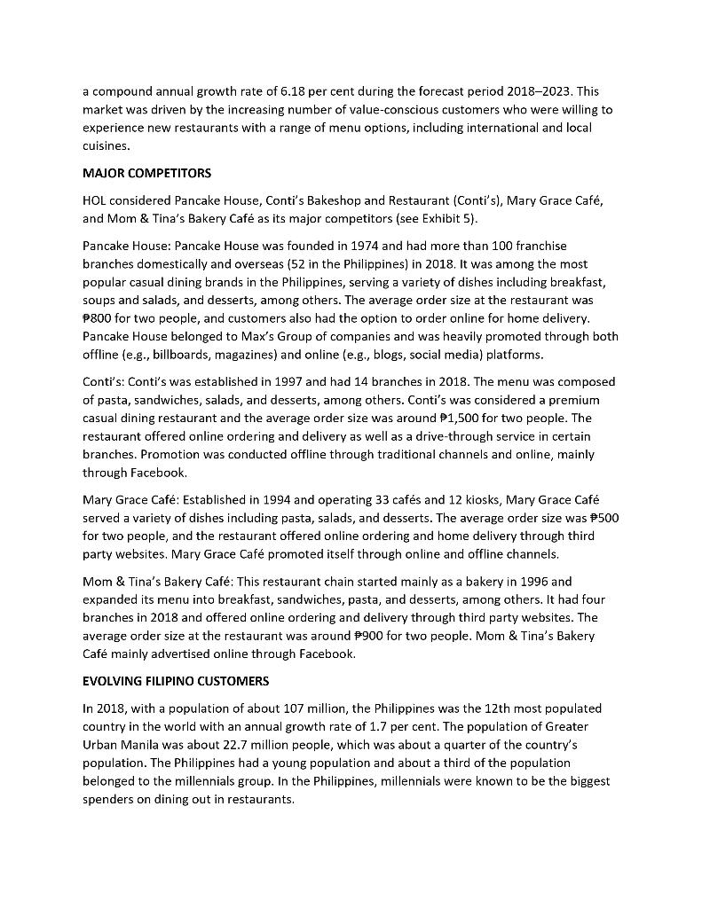 Read the Case Study and answer these questions in