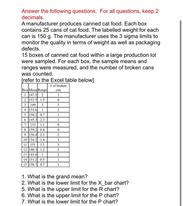 Answer the following questions. For all