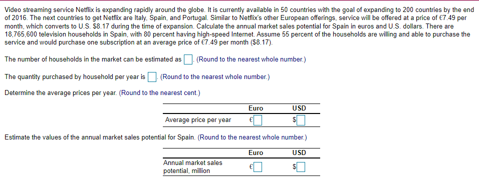 Video streaming service Netflix is expanding