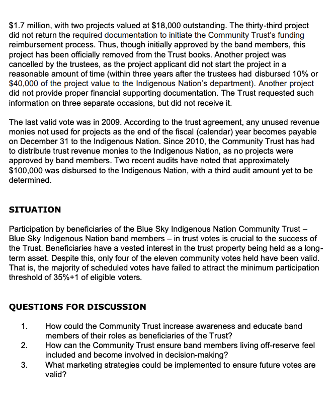 TO TRUST, OR NOT TO TRUST BACKGROUND Blue Sky