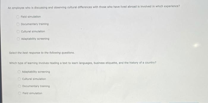 6. Preparing for an International Assignment