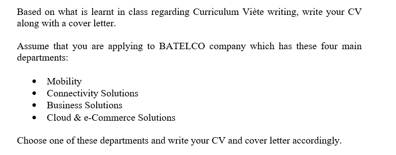 Based on what is learnt in class regarding