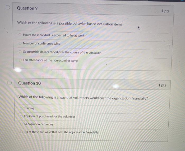 please help!!!! D Question 9 1 pts Which of the