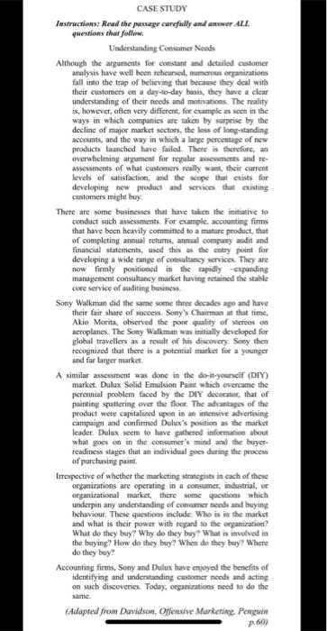 In 250-300 words As it relates to Dulux,