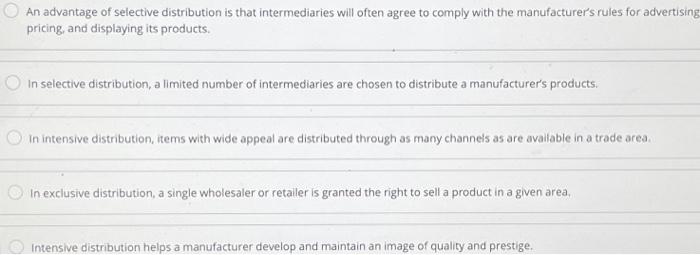 Marketers are concerned with distribution