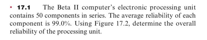 17.1 The Beta II computer's electronic processing