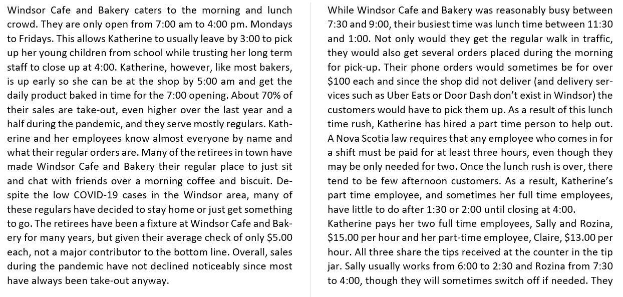 Please wrtie a short analysis for this case