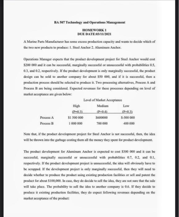 please question 1,2,3 BA 507 Technology and