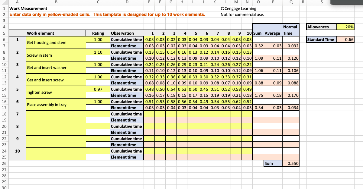 Check My Work (1 remaining) E B Spreadsheet Nine