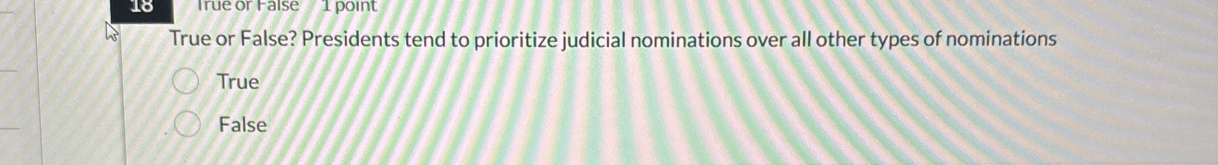 True or False? Presidents tend to prioritize