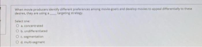 When movie producers identity different