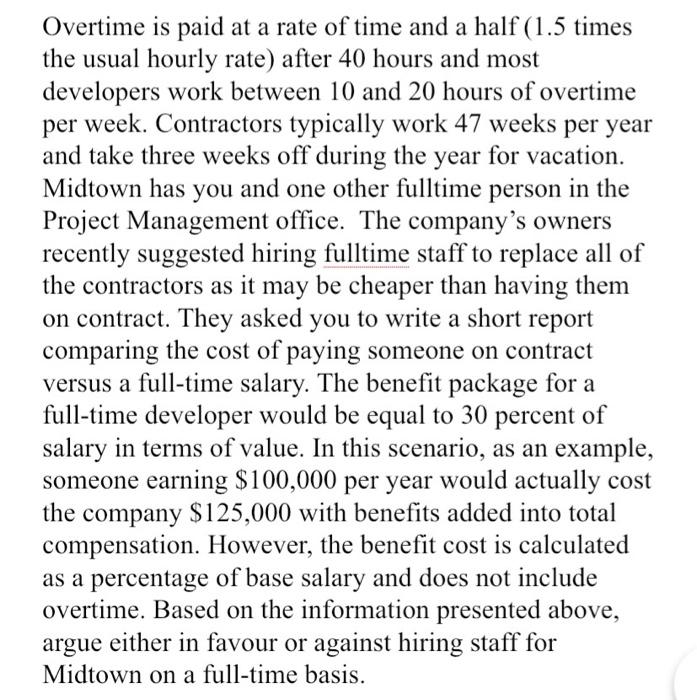 requirements Midtown Logistics Partners You are a